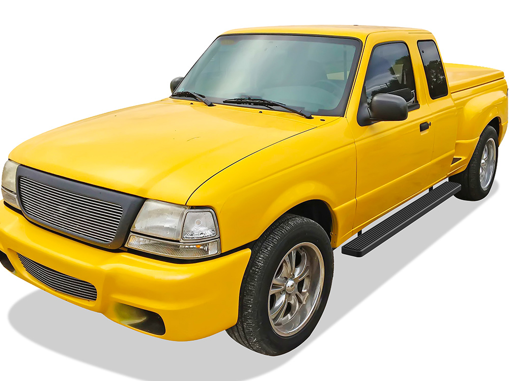 1998-2011 Ford Ranger Super Cab 2-Door (Drilling Required) 1998-2011 Ford Ranger "EDGE" Super Cab 2-Door (Drilling Required) 1998-2011 Mazda B-Series Super Cab 2-Door Both Sides iStep 5 Inch Stainless Steel