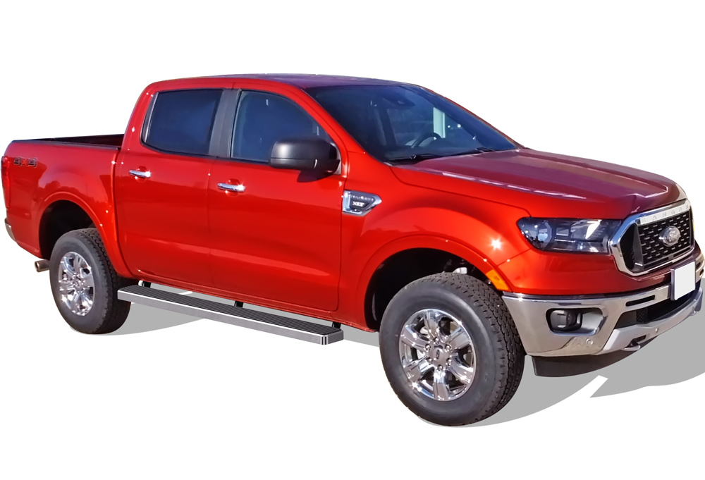 2019-2026 Ford Ranger Super Crew Cab 4-Door Both Sides iStep 5 Inch Stainless Steel