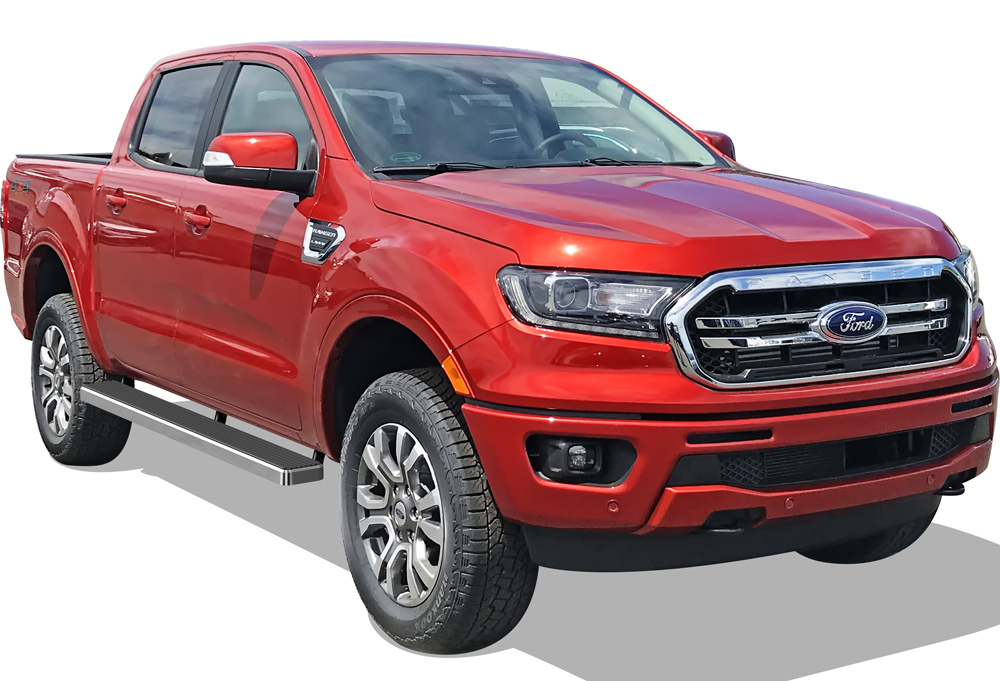 2019-2026 Ford Ranger Super Crew Cab 4-Door Both Sides iStep 5 Inch Stainless Steel