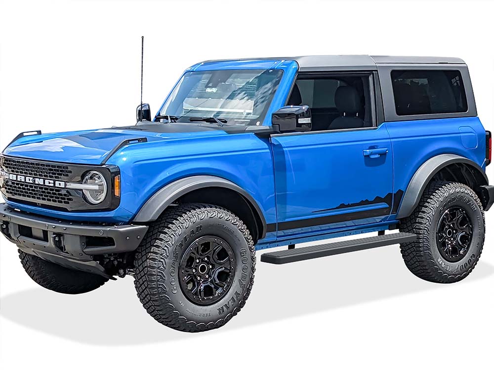 2021-2026 Ford Bronco 2-Door Both Sides iStep 5 Inch Stainless Steel