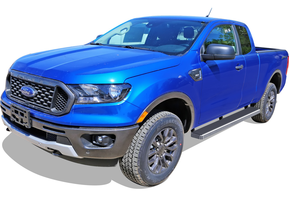 2019-2023 Ford Ranger Super Cab (with 2 Full Size Doors and 2 Suicide Doors) Both Sides iStep 5 Inch Stainless Steel