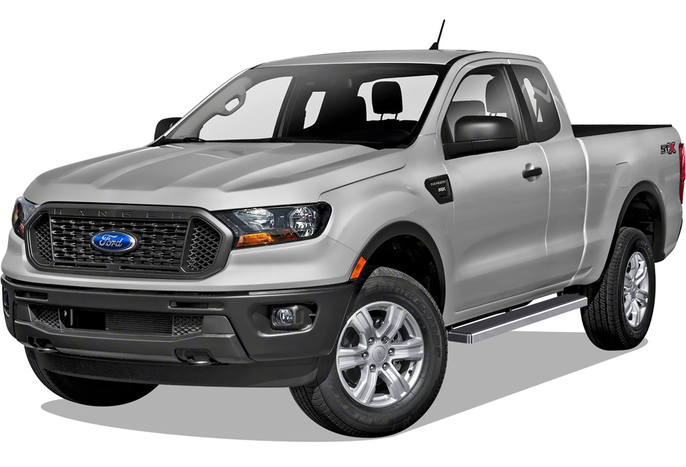2019-2023 Ford Ranger Super Cab (with 2 Full Size Doors and 2 Suicide Doors) Both Sides iStep 5 Inch Stainless Steel