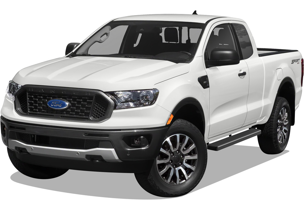 2019-2023 Ford Ranger Super Cab (with 2 Full Size Doors and 2 Suicide Doors) Both Sides iStep 5 Inch Stainless Steel