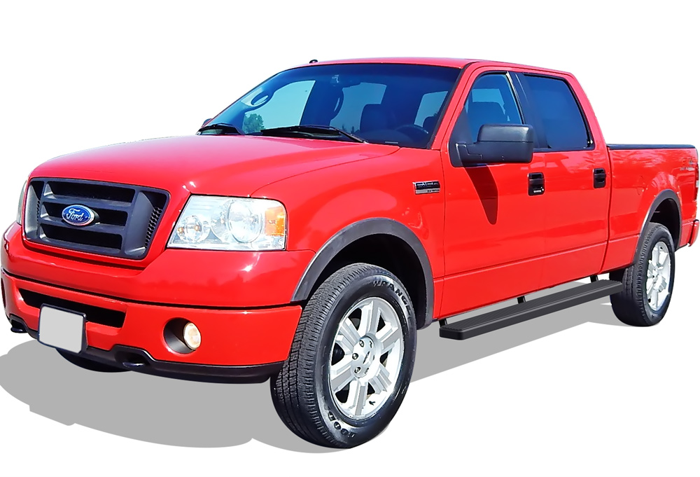 2004-2008 Ford F-150 SuperCrew Cab (Excl. 2004 Heritage Edition) Both Sides iStep 5 Inch Stainless Steel