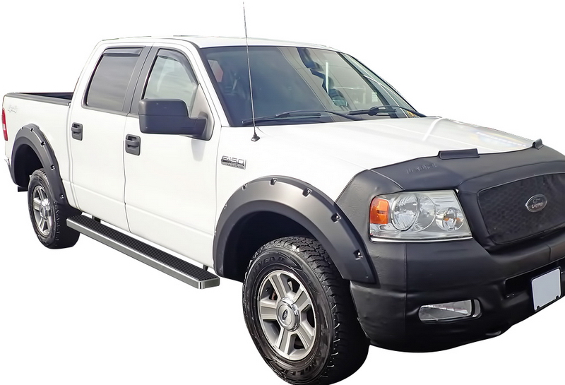 2004-2008 Ford F-150 SuperCrew Cab (Excl. 2004 Heritage Edition) Both Sides iStep 5 Inch Stainless Steel