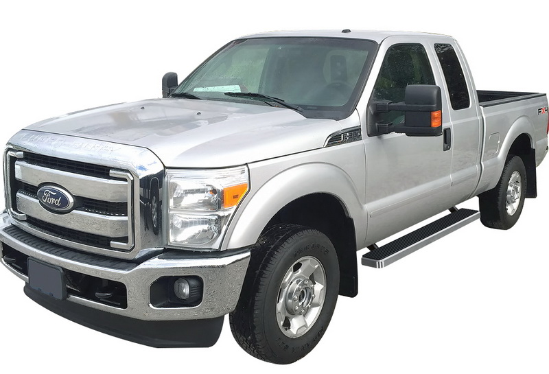 1999-2016 Ford F-250/F-350/F-450/F-550 Super Duty Super Cab Both Sides iStep 5 Inch Stainless Steel