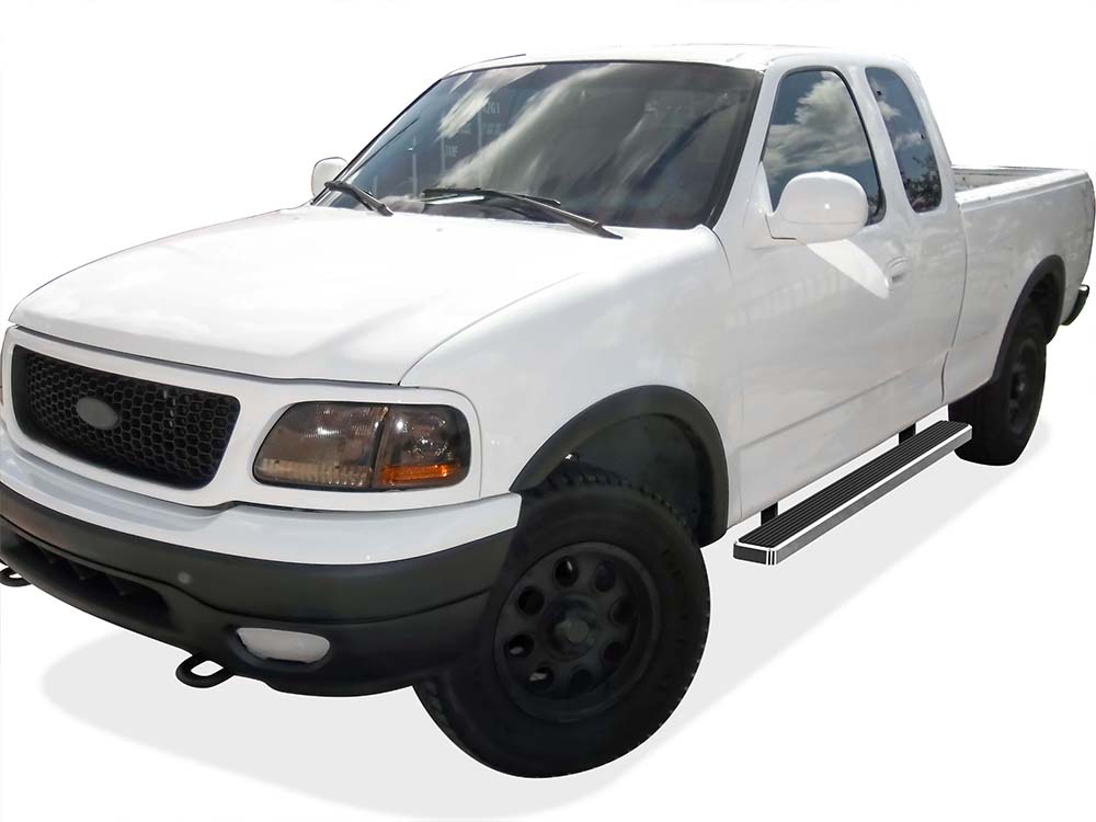 1999-2003 Ford F-150/F-250LD Super Cab (Incl. 2004 Heritage Model) Both Sides iStep 5 Inch Stainless Steel