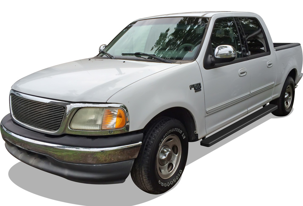 2001-2003 Ford F-150 SuperCrew Cab 4-Door(Incl. 04 Heritage Model) Both Sides iStep 5 Inch Stainless Steel