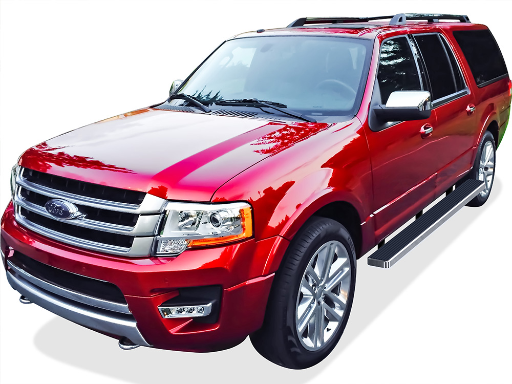 2003-2017 Ford Expedition Excl. EL Model Not Fit Funkmaster Flex Edition Both Sides iStep 6 Inch Stainless Steel