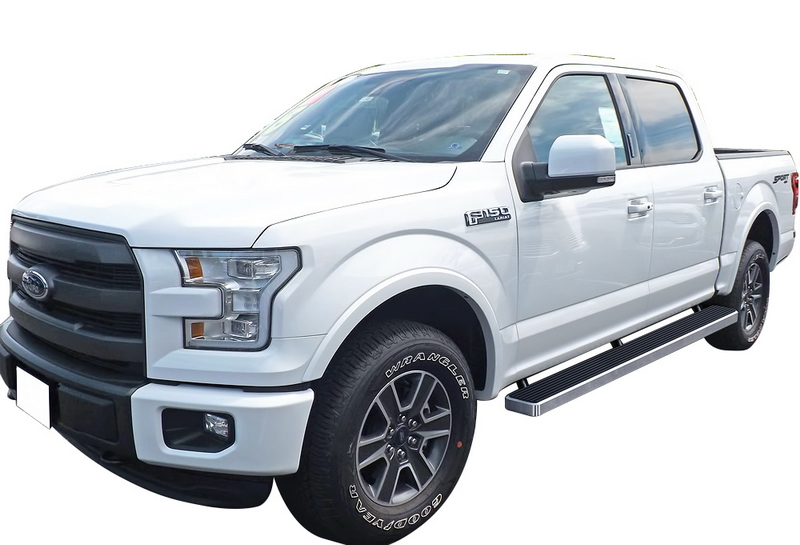 2015-2026 Ford F-150 SuperCrew Cab 2022-2026 Ford F-150 Lightning SuperCrew Cab 2017-2026 Ford F-250/F-350 /F-450/F-550 Super Duty Crew Cab Both Sides iStep 6 Inch Stainless Steel