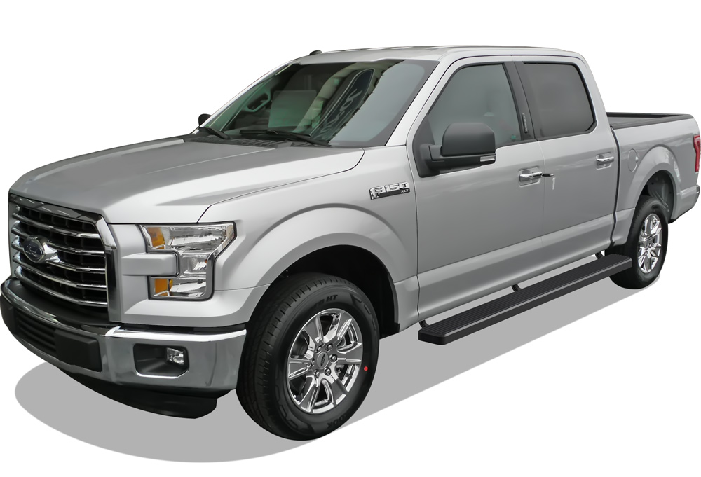 2015-2026 Ford F-150 SuperCrew Cab 2022-2026 Ford F-150 Lightning SuperCrew Cab 2017-2026 Ford F-250/F-350 /F-450/F-550 Super Duty Crew Cab Both Sides iStep 6 Inch Stainless Steel