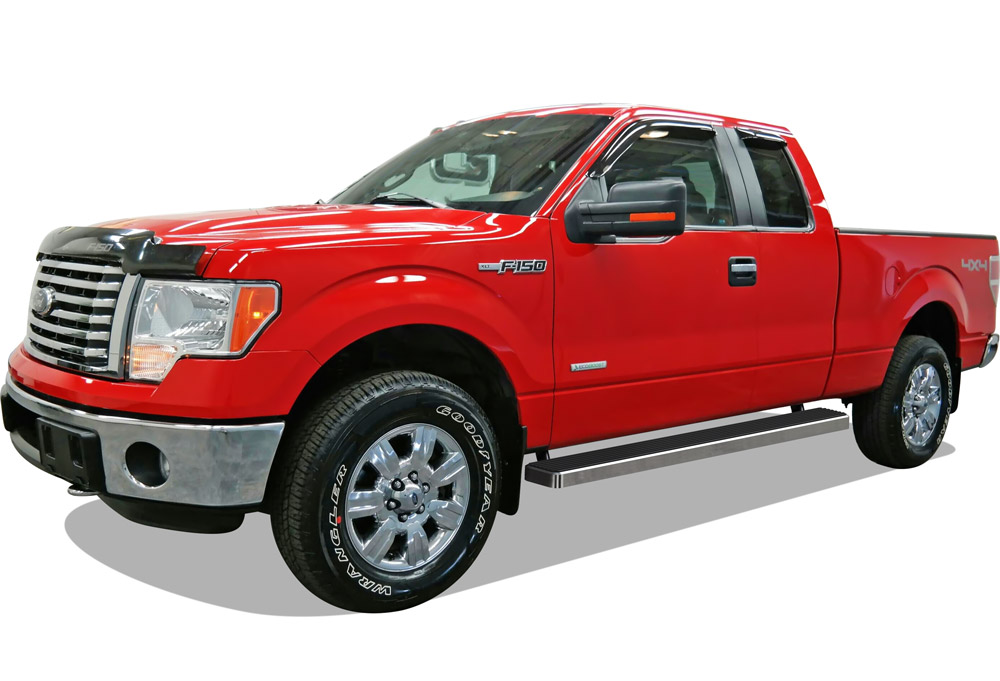 2009-2014 Ford F-150 Super Cab Both Sides iStep 6 Inch Stainless Steel