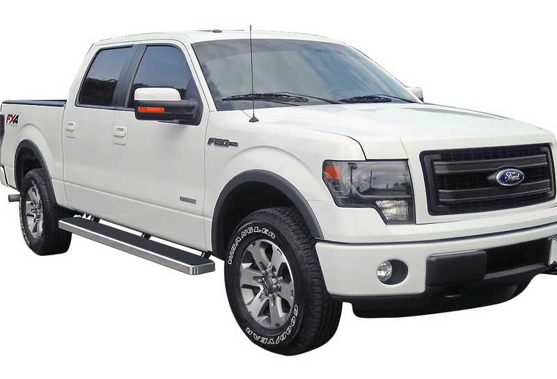 2009-2014 Ford F-150 SuperCrew Cab Both Sides iStep 6 Inch Stainless Steel