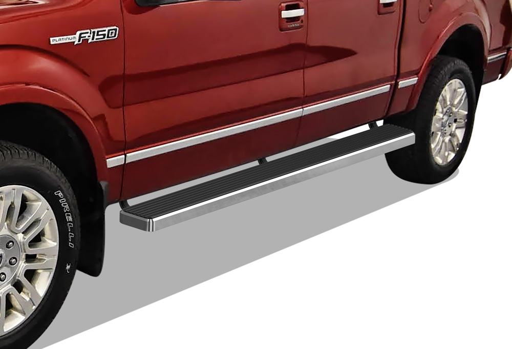 2009-2014 Ford F-150 SuperCrew Cab Both Sides iStep 6 Inch Stainless Steel