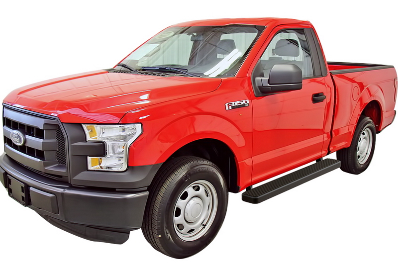 2015-2026 Ford F-150 Regular Cab (Excl. 2022-2026 F-150 Lighting EV) 2017-2026 Ford F-250/F-350/F-450/F-550 Super Duty Regular Cab Both Sides iStep 6 Inch Stainless Steel