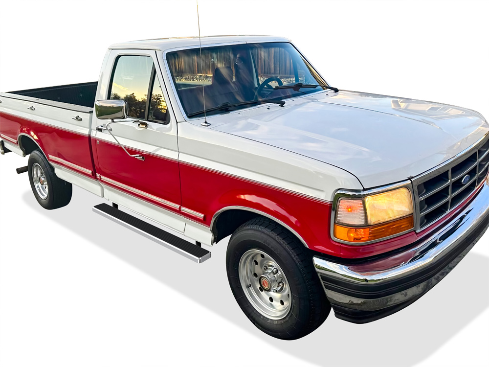 1980-1996 Ford F-150 Regular Cab (Incl. 97 Only HD Model) 1980-1996 Ford Bronco Full Size (Will not fit Lightning or w/ Snow plow prep package Models) Both Sides iStep 6 Inch Stainless Steel