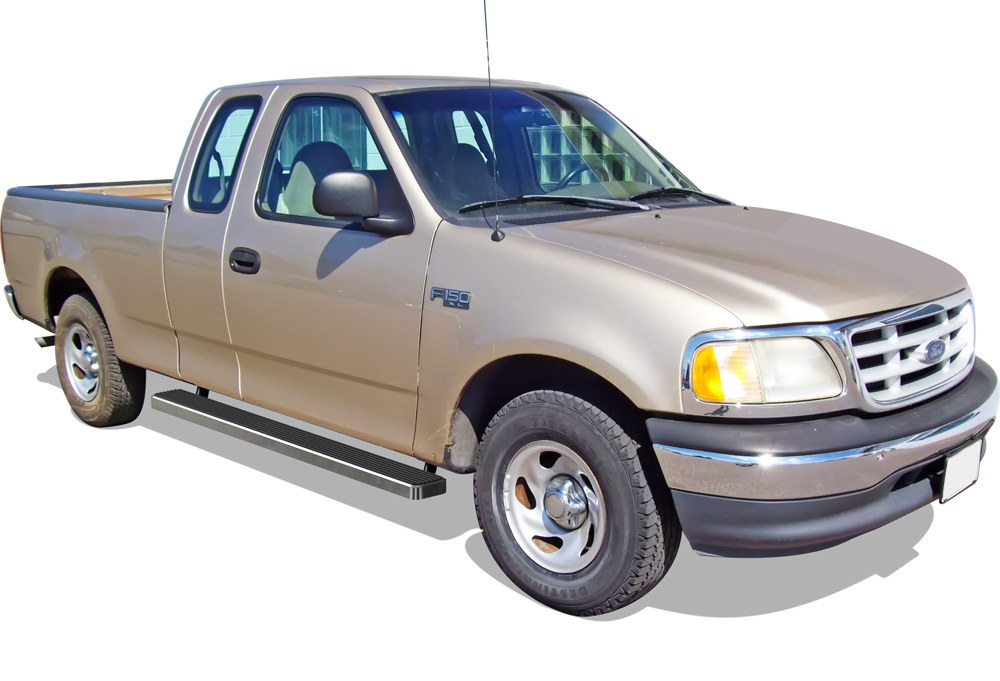 1999-2003 Ford F-150/F-250LD Super Cab (Incl. 2004 Heritage Model) Both Sides iStep 6 Inch Stainless Steel