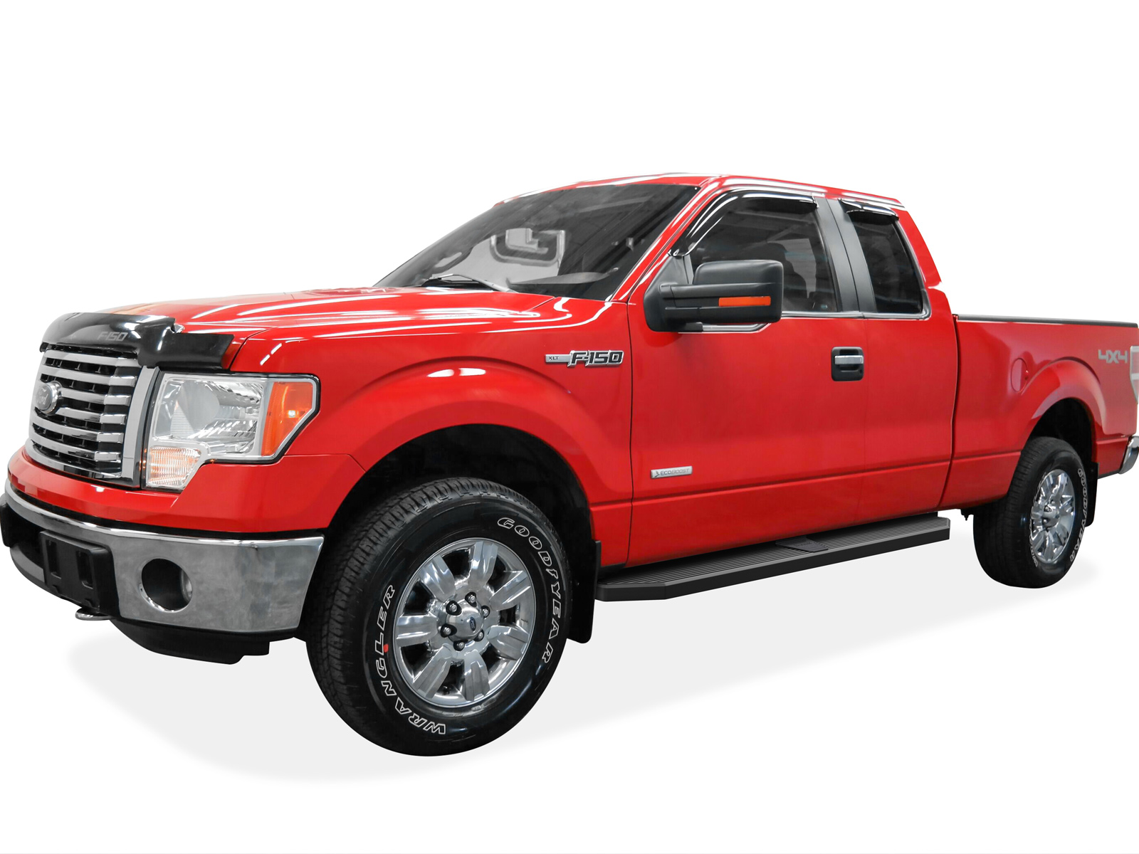 2004-2014 Ford F-150 Super Cab (Excl. Heritage Edition) Both Sides Running Board-H Series