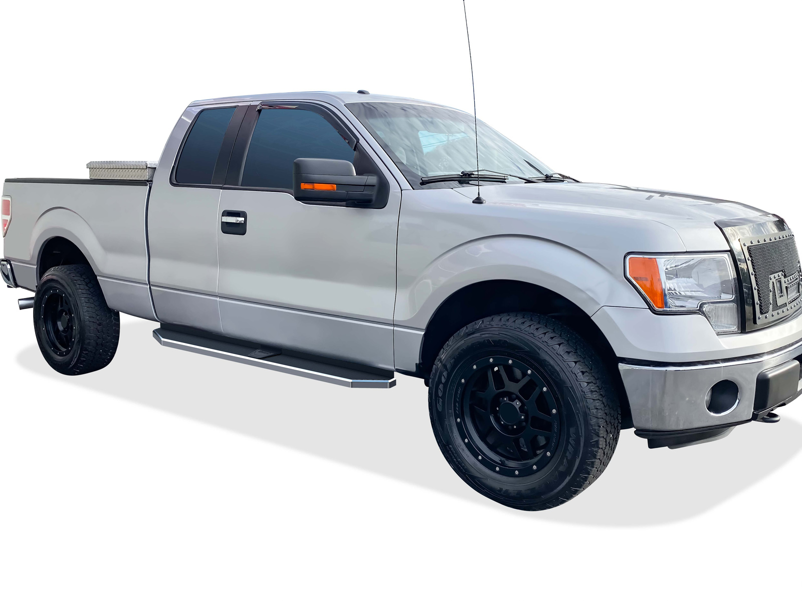 2004-2014 Ford F-150 Super Cab (Excl. Heritage Edition) Both Sides Running Board-H Series