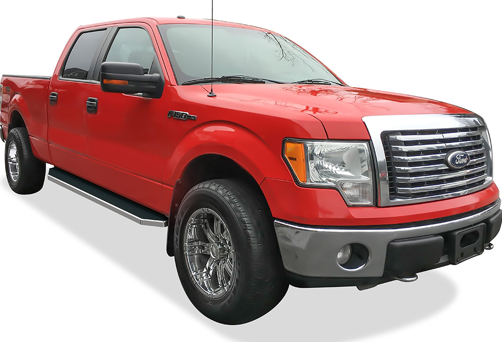 2009-2014 Ford F-150 SuperCrew Cab Both Sides Running Board-H Series