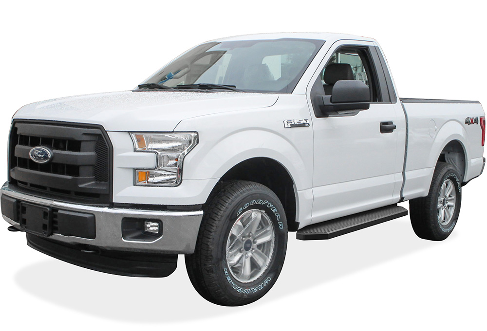 2015-2026 Ford F-150 Regular Cab (Excl. 2022-2026 F-150 Lighting EV) 2017-2026 Ford F-250/F-350/F-450/F-550 Super Duty Regular Cab Both Sides Running Board-H Series