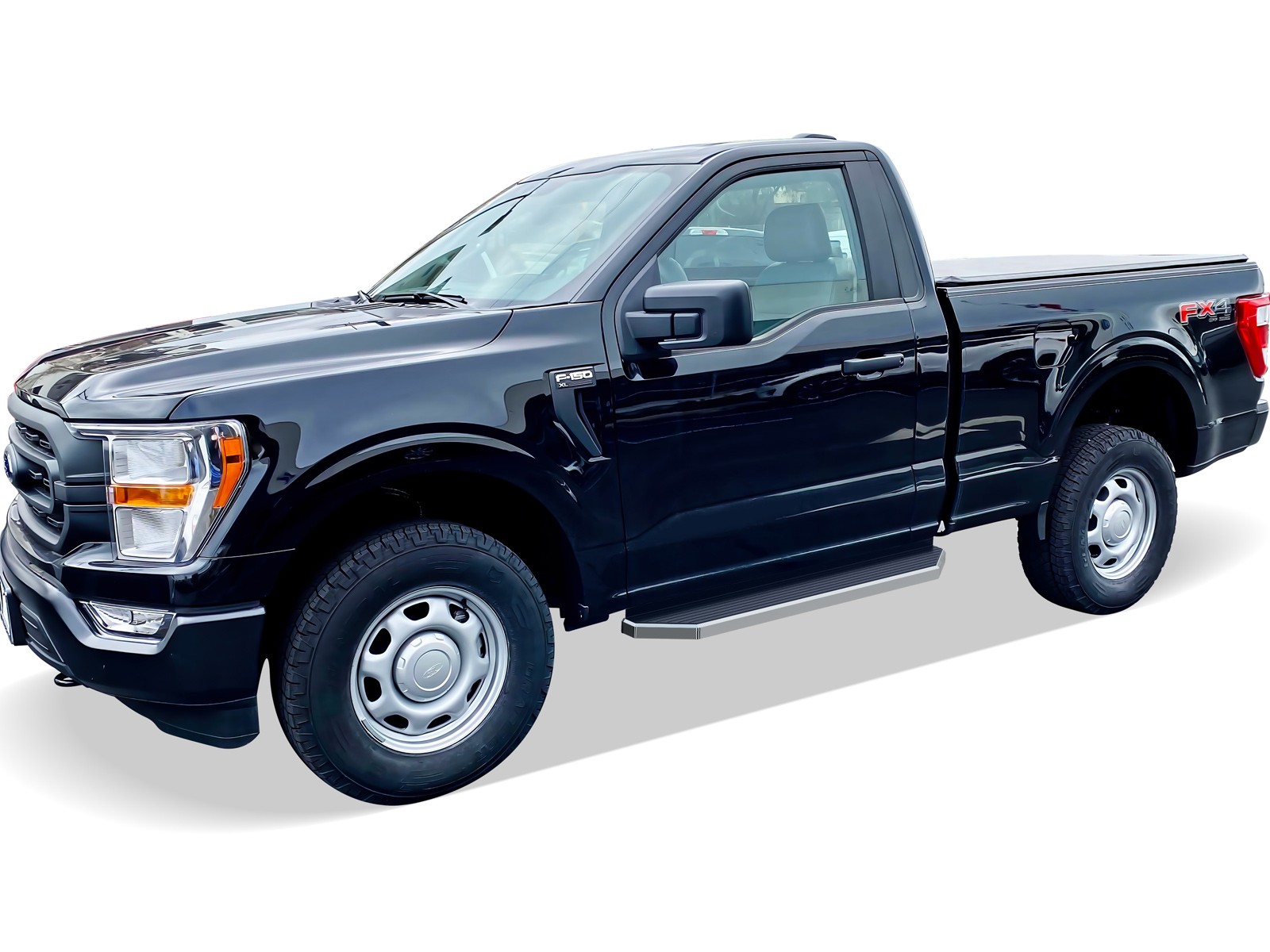 2015-2026 Ford F-150 Regular Cab (Excl. 2022-2026 F-150 Lighting EV) 2017-2026 Ford F-250/F-350/F-450/F-550 Super Duty Regular Cab Both Sides Running Board-H Series