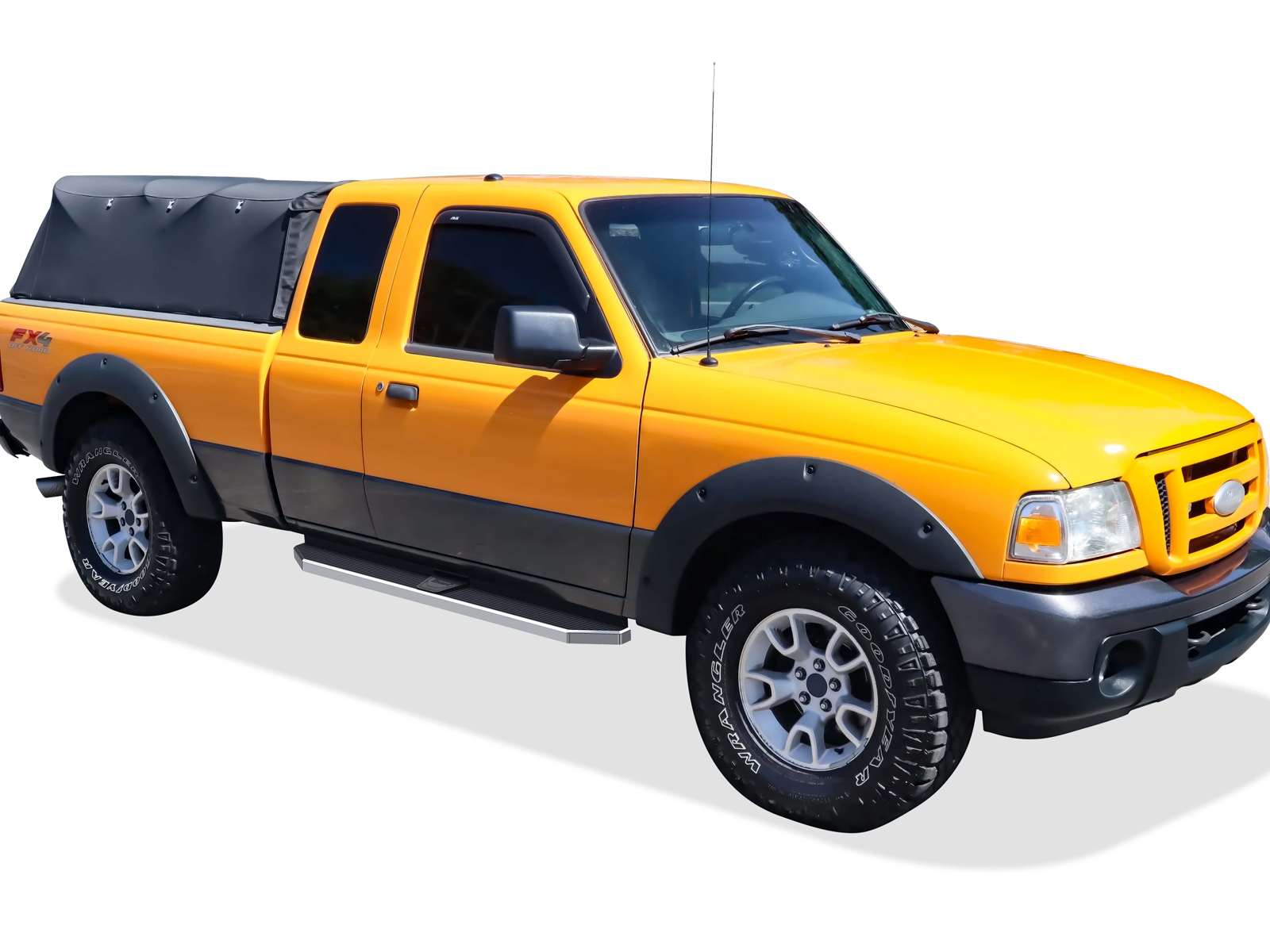 1998-2011 Ford Ranger Super Cab 2-Door *Requires some drilling 1998-2011 Ford Ranger "EDGE" Super Cab 2-Door *Requires some drilling 1998-2011 Mazda B-Series Super Cab 2-Door Both Sides Running Board-H Series