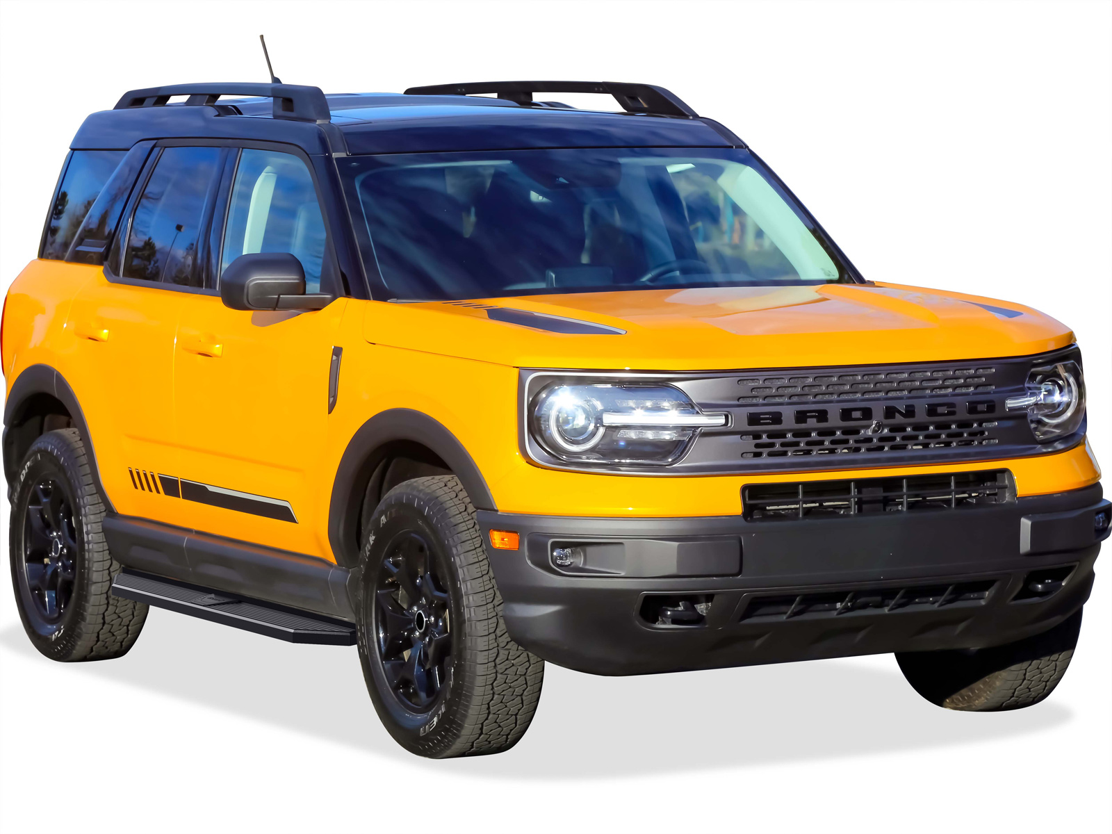 2021-2026 Ford Bronco Sport SUV Both Sides Running Board-H Series