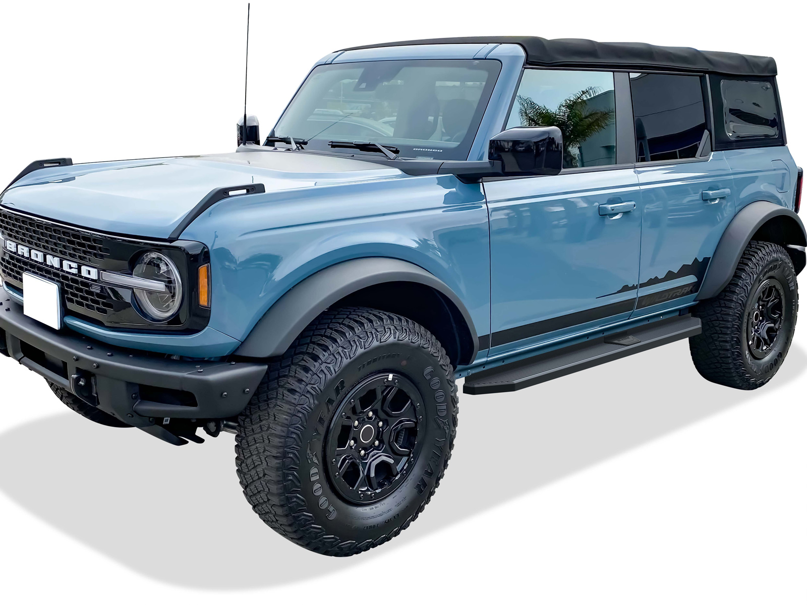 2021-2026 Ford Bronco 4-Door Both Sides Running Board-H Series