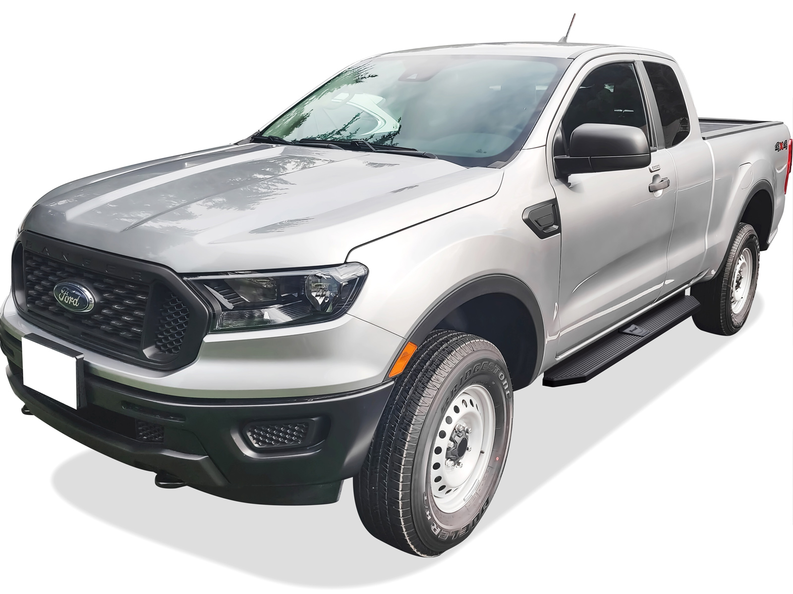 2019-2023 Ford Ranger Super Cab  (with 2 Full Size Doors and 2 Suicide Doors) Both Sides Running Board-H Series
