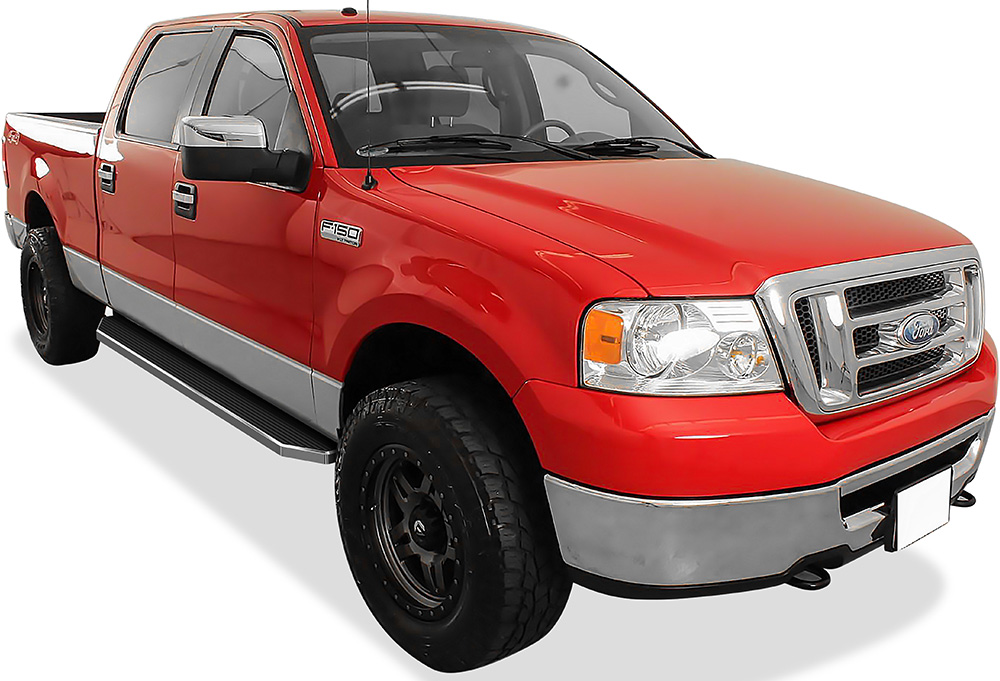 2004-2008 Ford F-150 SuperCrew Cab (Excl. 04 Heritage Edition) Both Sides Running Board-H Series