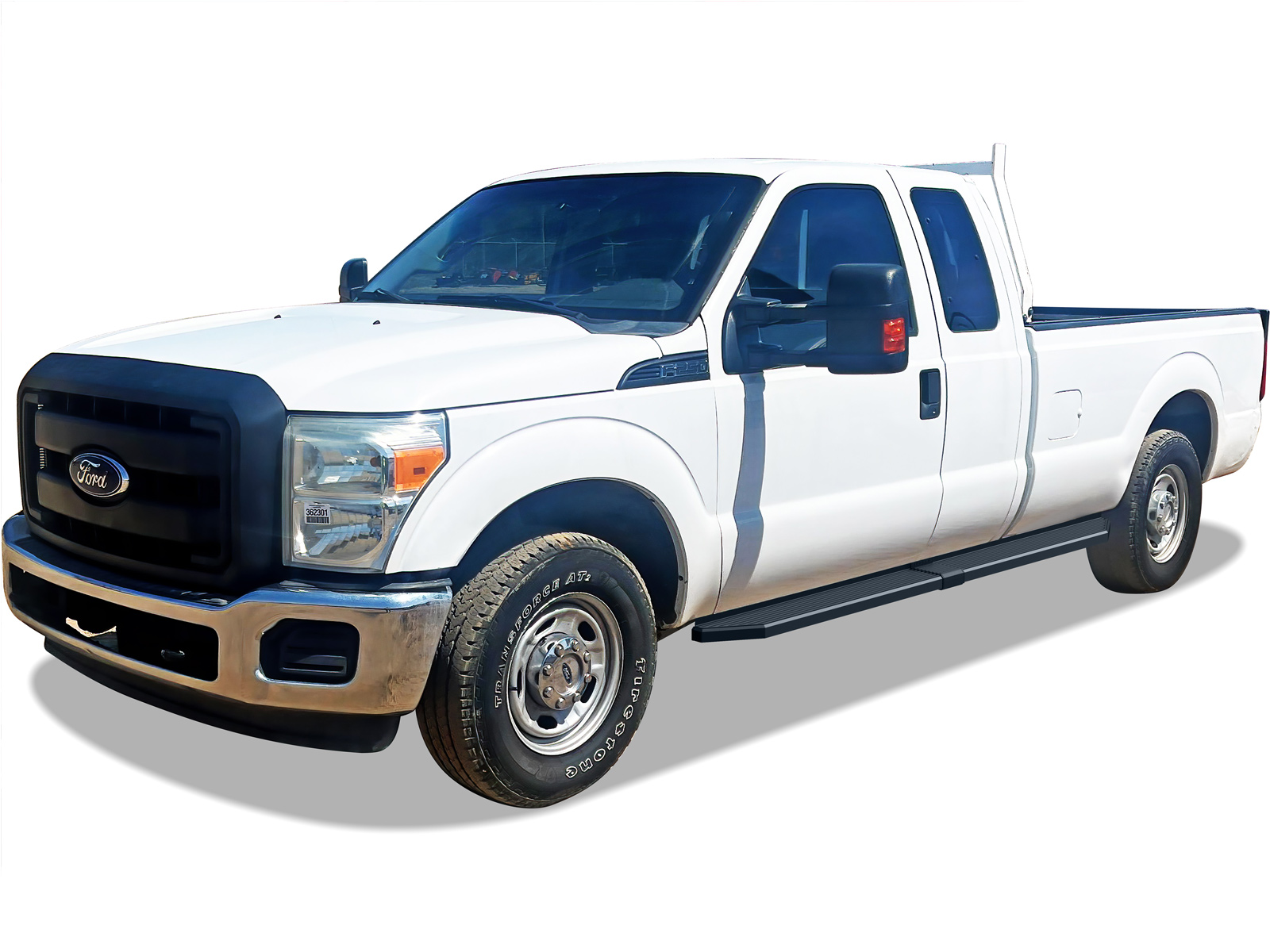 1999-2016 Ford F-250/F-350/F-450/F-550 Super Duty Super Cab 6.5 ft Bed Both Sides Running Board-H Series W2W