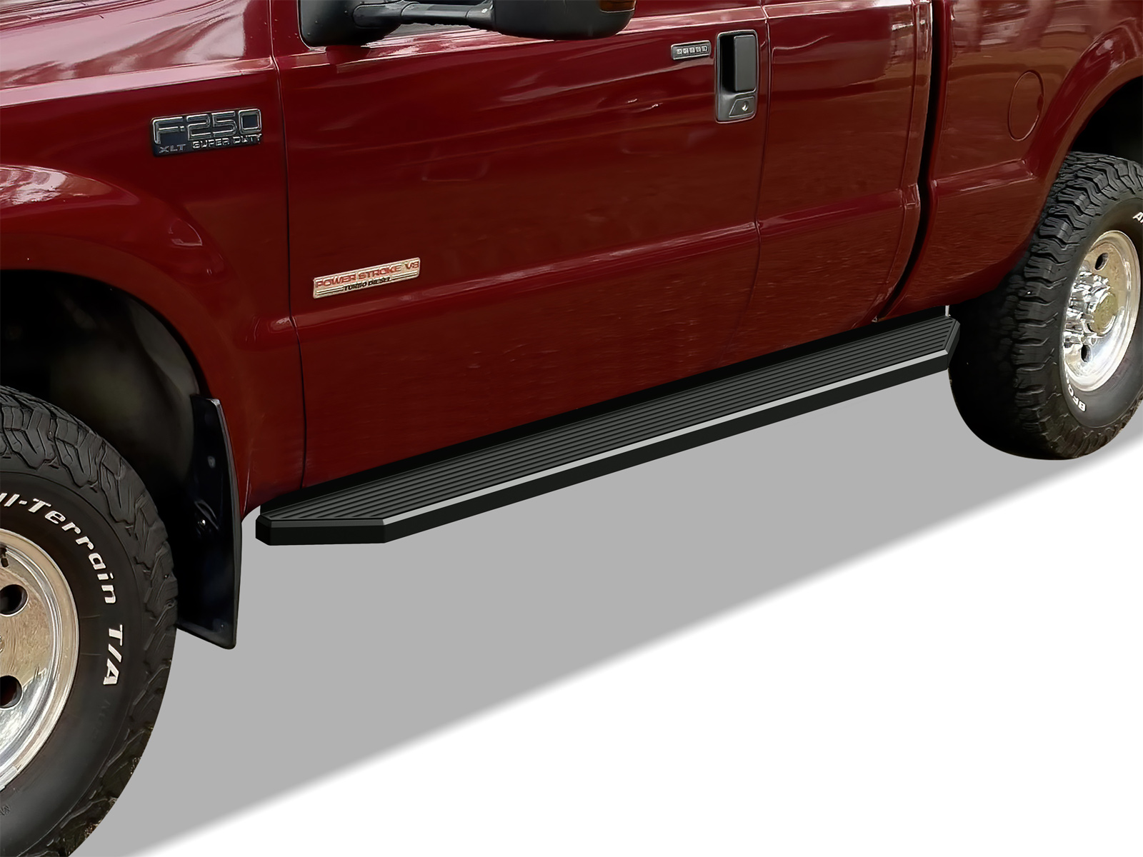 1999-2016 Ford F-250/F-350/F-450/F-550 Super Duty Super Cab 5.5 ft Bed Both Sides Running Board-H Series W2W