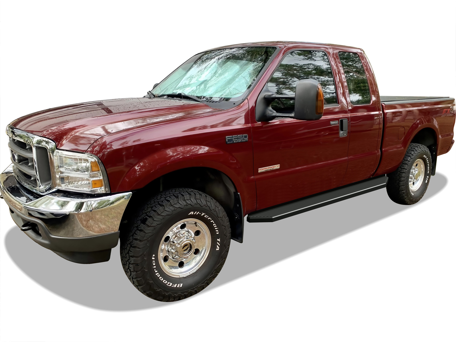 1999-2016 Ford F-250/F-350/F-450/F-550 Super Duty Super Cab 5.5 ft Bed Both Sides Running Board-H Series W2W