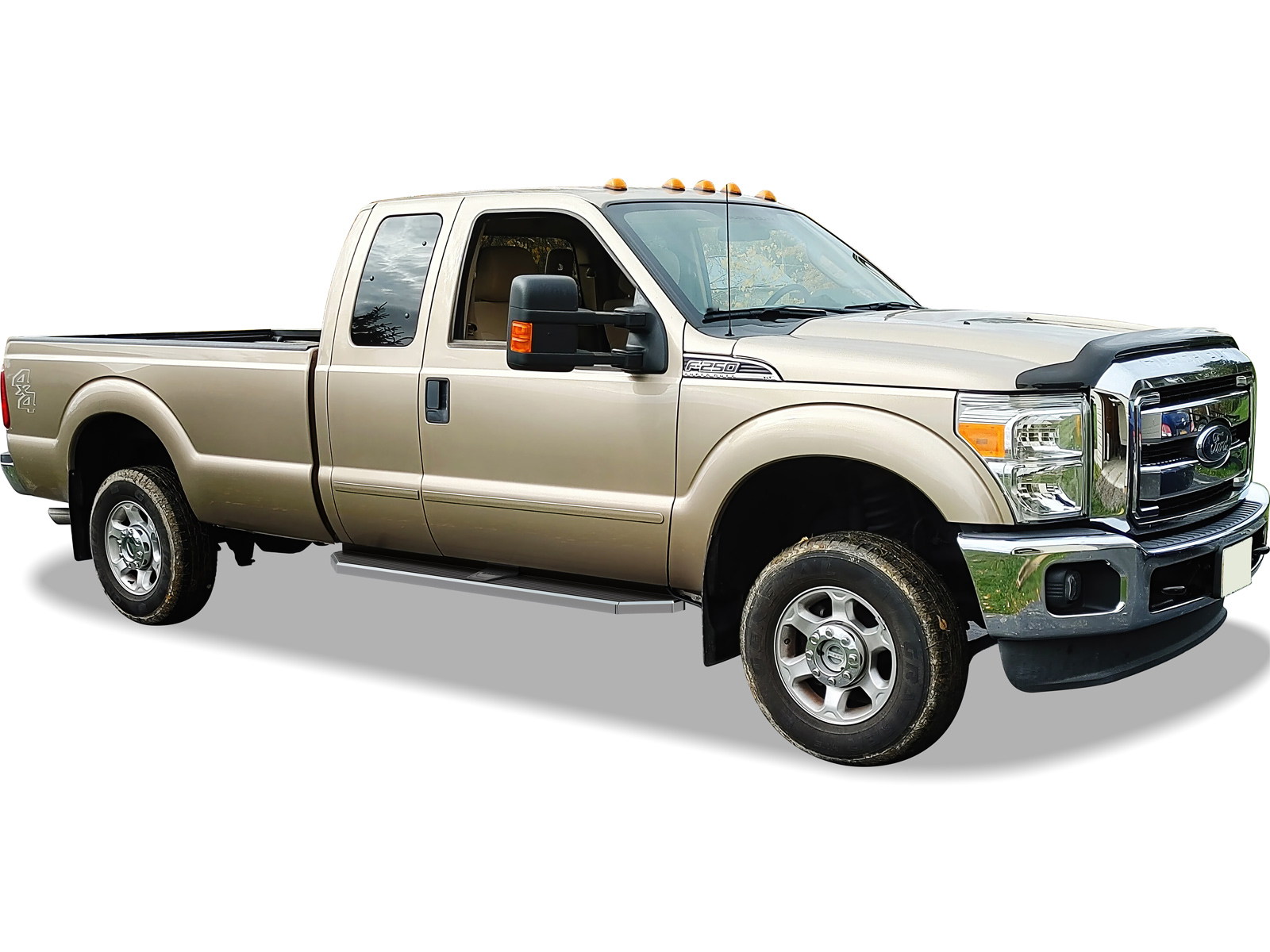 1999-2016 Ford F-250/F-350/F-450/F-550 Super Duty Super Cab Both Sides Running Board-H Series
