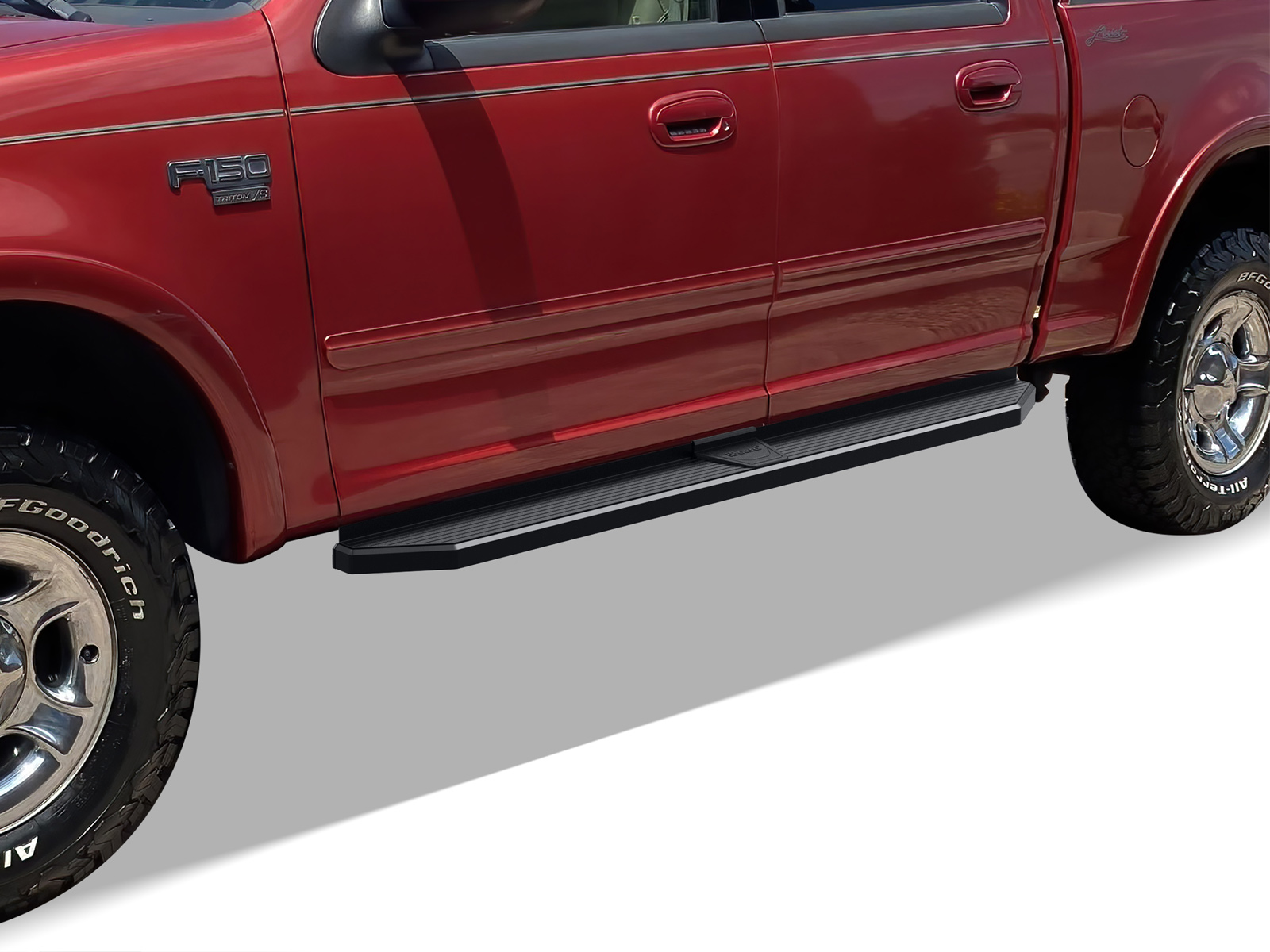 2001-2003 Ford F-150 SuperCrew Cab 4-Door (Incl. 2004 Heritage Model) Both Sides Running Board-H Series