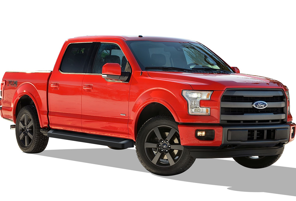 2015-2026 Ford F-150 SuperCrew Cab 2022-2026 Ford F-150 Lightning SuperCrew Cab 2017-2026 Ford F-250/F-350 /F-450/F-550 Super Duty Crew Cab Both Sides iRunning Board
