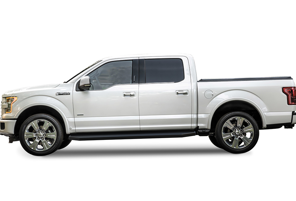 2015-2026 Ford F-150 SuperCrew Cab 2022-2026 Ford F-150 Lightning SuperCrew Cab 2017-2026 Ford F-250/F-350 /F-450/F-550 Super Duty Crew Cab Both Sides Running Board-H Series