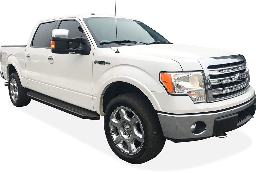 2009-2014 Ford F-150 SuperCrew Cab Both Sides Running Board-H Series