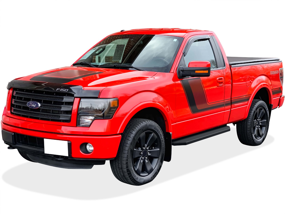 2009-2014 Ford F-150 Regular Cab Both Sides Running Board-H Series