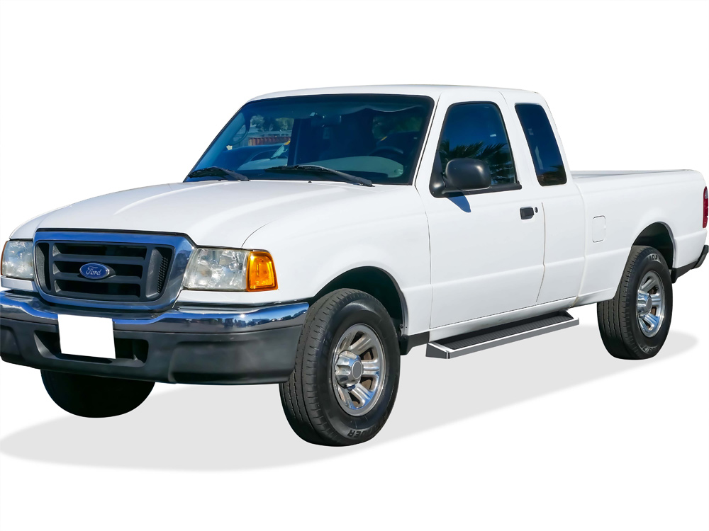1998-2011 Ford Ranger Super Cab 2-Door *Requires some drilling 1998-2011 Ford Ranger "EDGE" Super Cab 2-Door *Requires some drilling 1998-2011 Mazda B-Series Super Cab 2-Door Both Sides iRunning Board