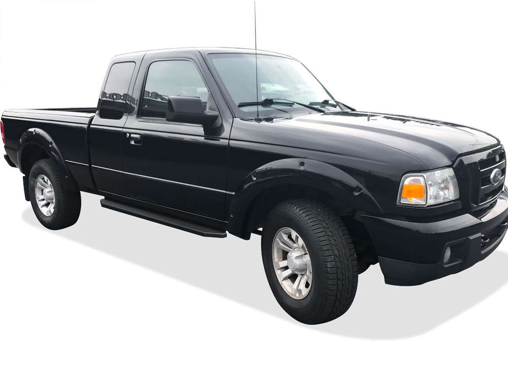 1998-2011 Ford Ranger Super Cab 2-Door *Requires some drilling 1998-2011 Ford Ranger "EDGE" Super Cab 2-Door *Requires some drilling 1998-2011 Mazda B-Series Super Cab 2-Door Both Sides Running Board-H Series