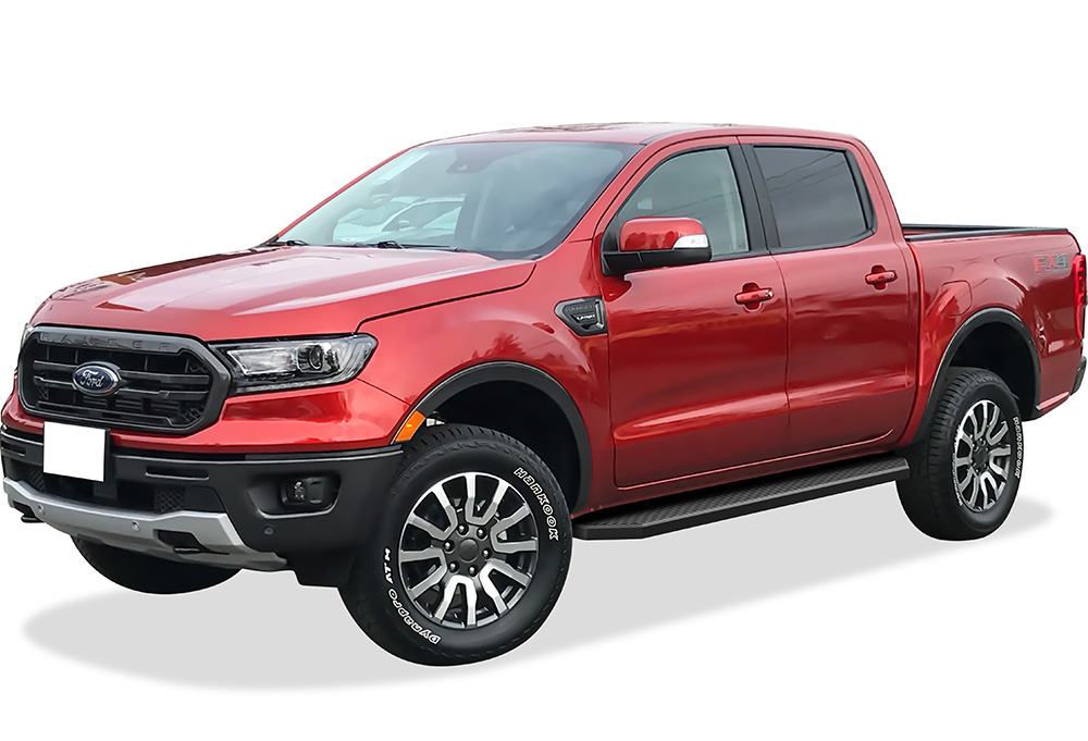 2019-2026 Ford Ranger Super Crew Cab 4-Door Both Sides Running Board-H Series
