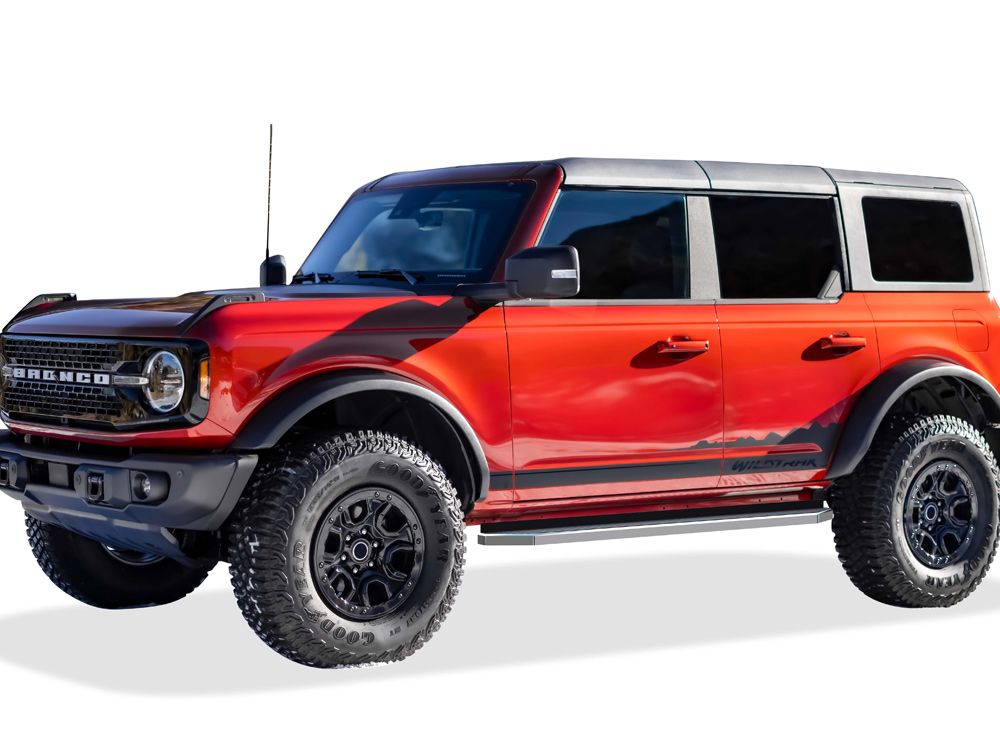 2021-2026 Ford Bronco 4-Door Both Sides Running Board-H Series