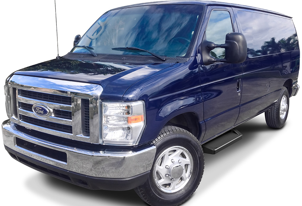 1999-2014 Ford Econoline Van (Full Size) For 3-Door Models Only Both Sides iRunning Board