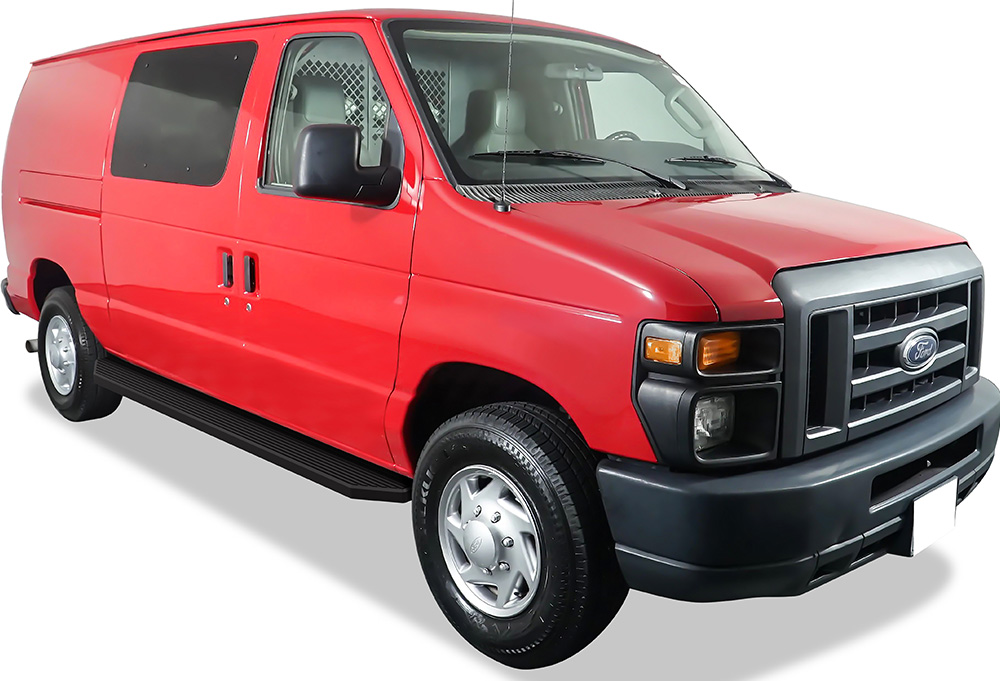 1999-2014 Ford Econoline Van (Full Size) For 3 Door Models Only Both Sides Running Board-H Series