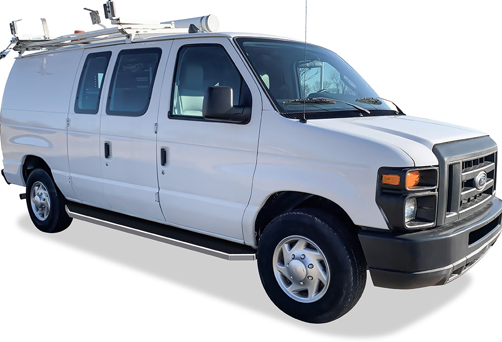 1999-2014 Ford Econoline Van (Full Size) For 3 Door Models Only Both Sides Running Board-H Series