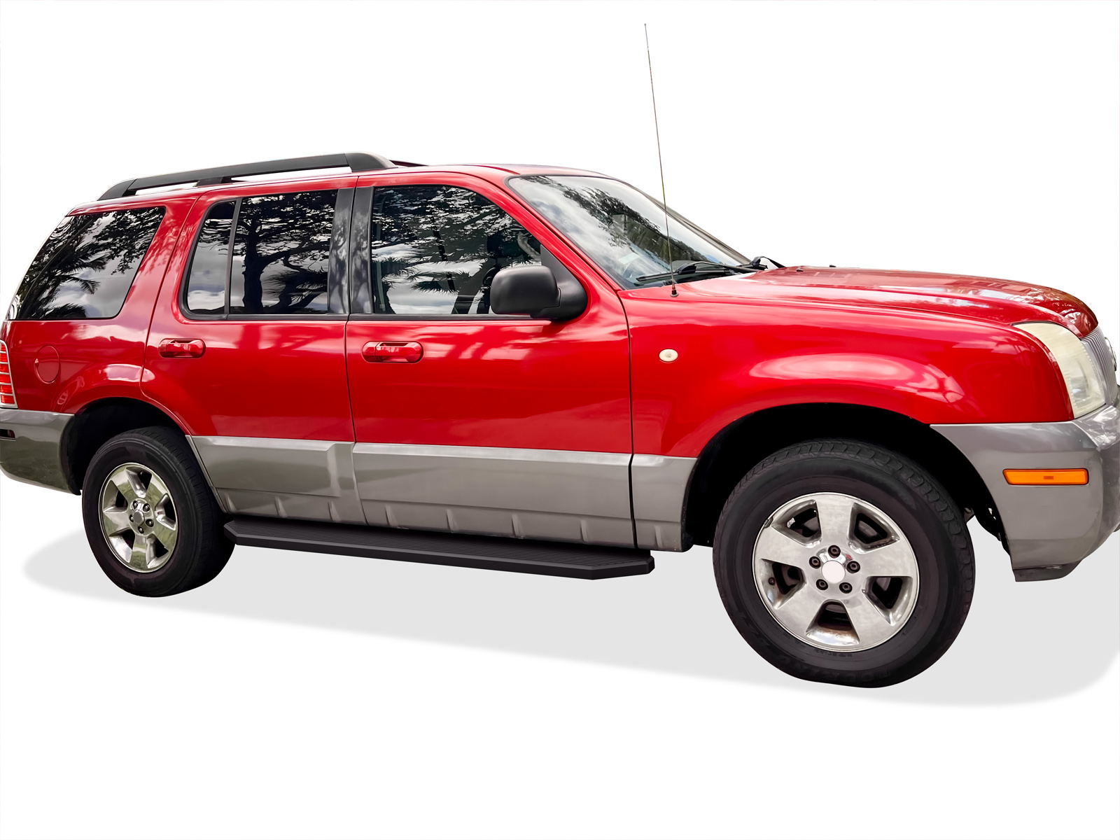 2002-2005 Ford Explorer 4-Door (Excl. Sport Model) 2002-2005 Mercury Mountaineer Both Sides Running Board-H Series