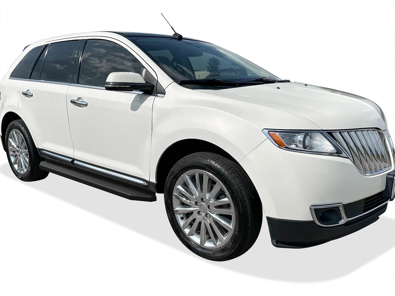 2007-2014 Ford Edge (Excl. Sport & EcoBoost Model) 2007-2015 Lincoln MKX (Excl. EcoBoost Model) (*Will not work on vehicles equipped with power retracting boards) Both Sides Running Board-H Series