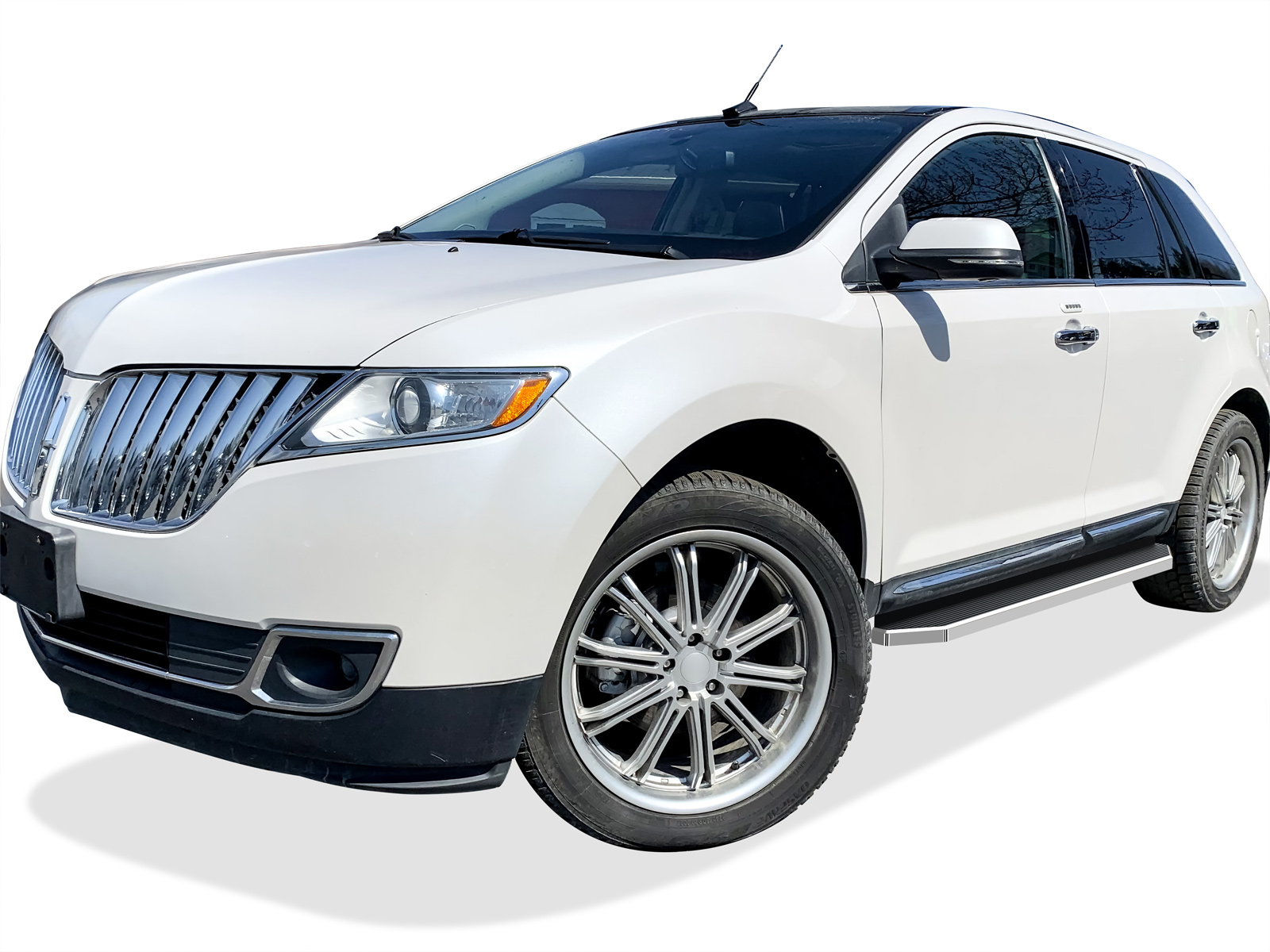 2007-2014 Ford Edge (Excl. Sport & EcoBoost Model) 2007-2015 Lincoln MKX (Excl. EcoBoost Model) (*Will not work on vehicles equipped with power retracting boards) Both Sides Running Board-H Series